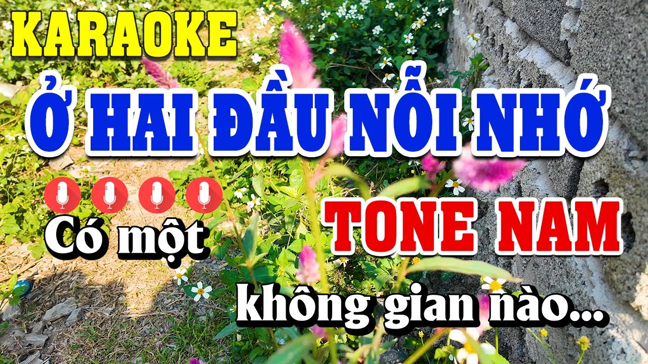 Ở Hai Đầu Nỗi Nhớ Karaoke Tone Nam ( A#m ) Beat Chuẩn | Linh Linh Karaoke