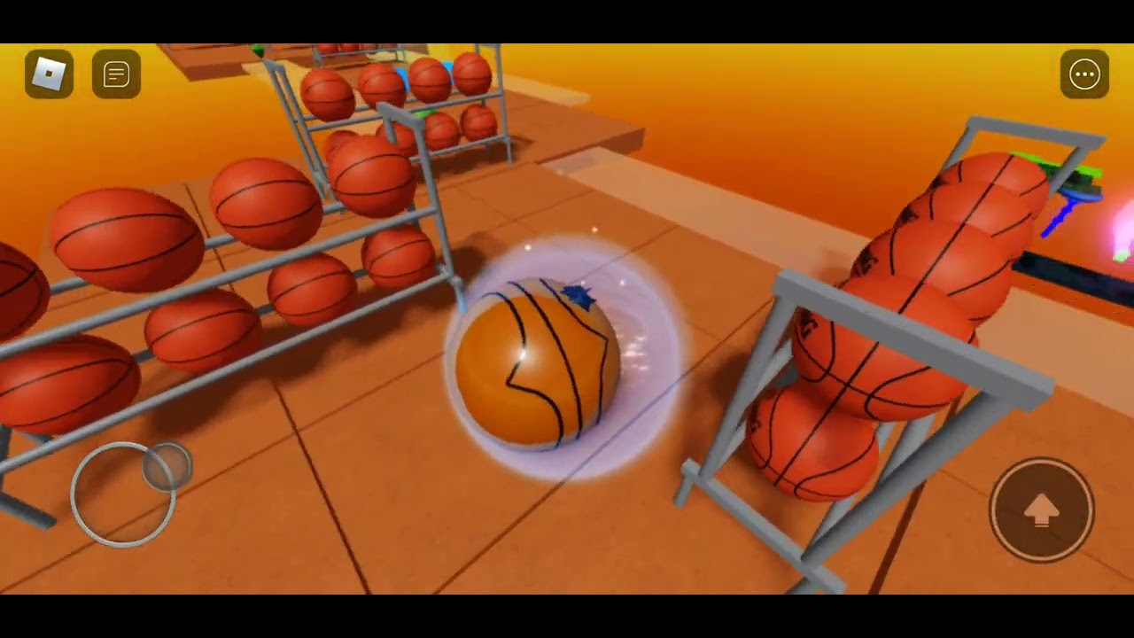 Rolling Sky Street Basketball but it's Roblox but I get kicked out from the game when I die