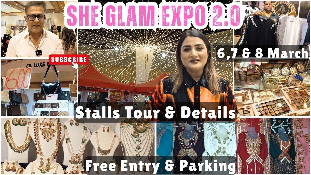 SHE GLAM EXPO 2.0 | Stall Tour & Full Details | Free Entry & Parking | Ramzan Shopping Expo2026 #fyp