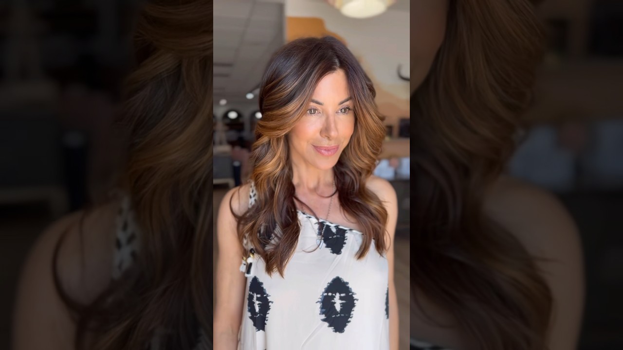 Personally, I love color #over40 #over50 #hair #hairstyle