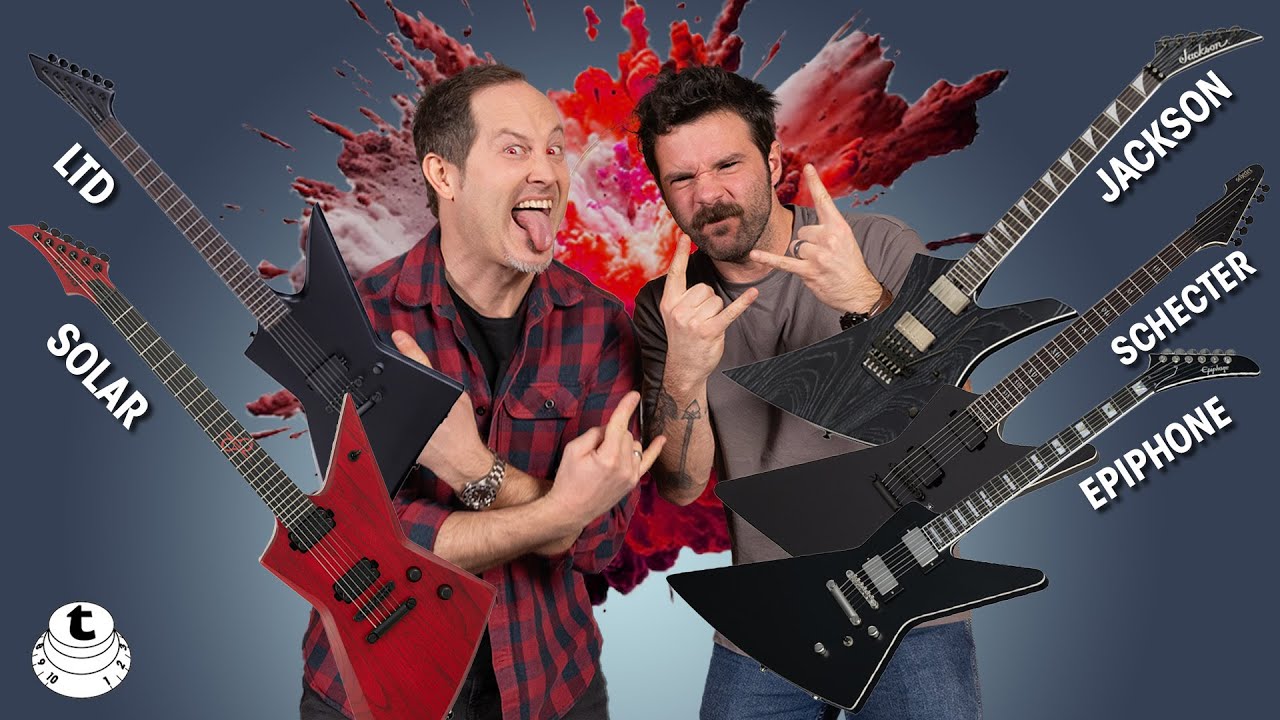 Best Metal Guitar Shootout | EX Shaped Jackson, Epiphone, Schecter, Solar, LTD