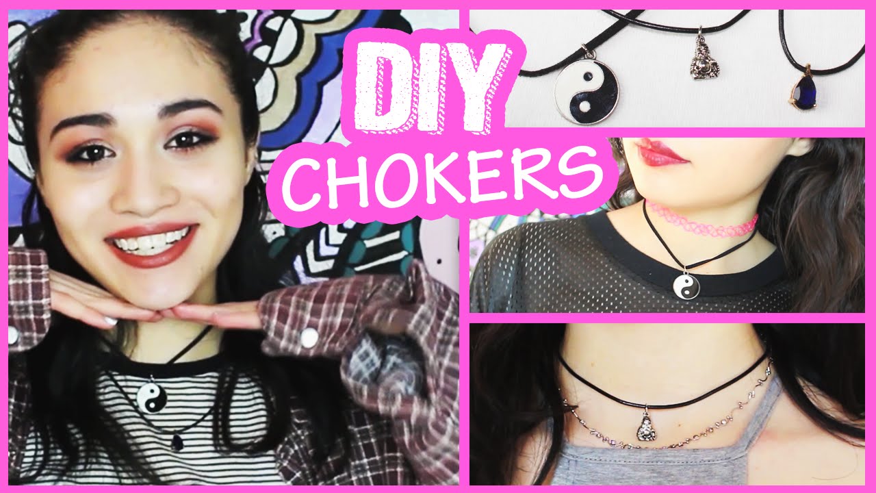 Easy DIY Choker Necklaces With MakeupByUnicorn18