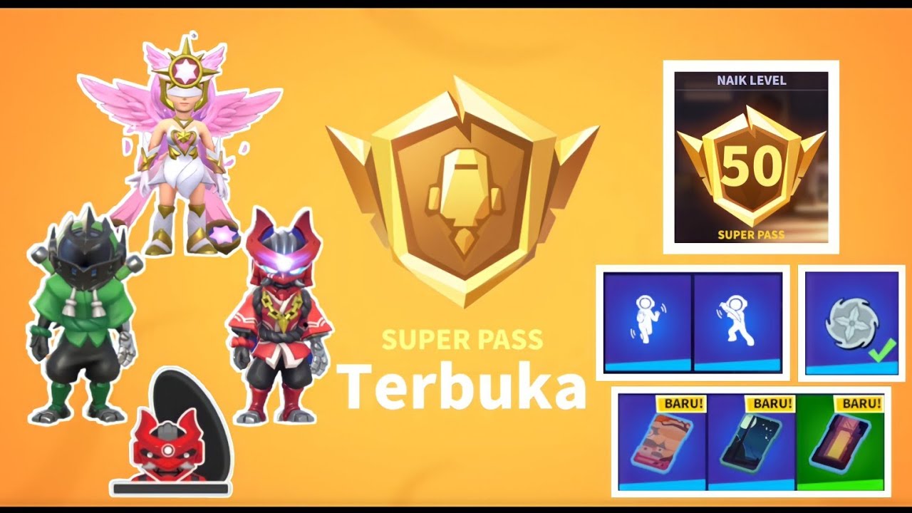 Gass Beli Super Pass Sampai Habis!!! Level 50 + Review Semua Yang Di Dapat!!! Super Sus Beta Server