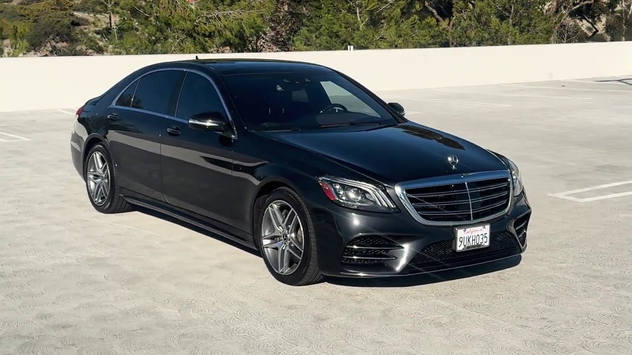 Mercedes-Benz S550,  Magnetite Black Metallic - First Walk Around - Beautiful !