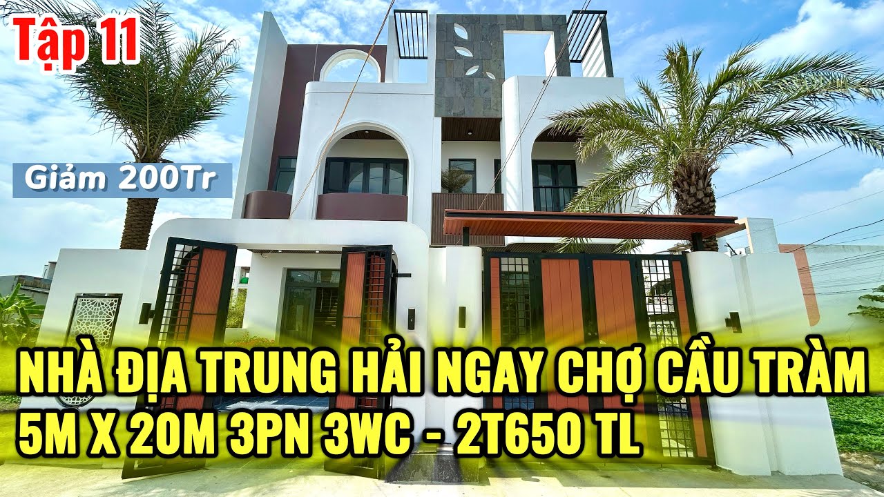 Nhà Hiện Đại Thoáng MT Kinh Doanh KDC Cầu Tràm gần Chợ Bình Chánh 5x20 | 2T650 | Thành Công