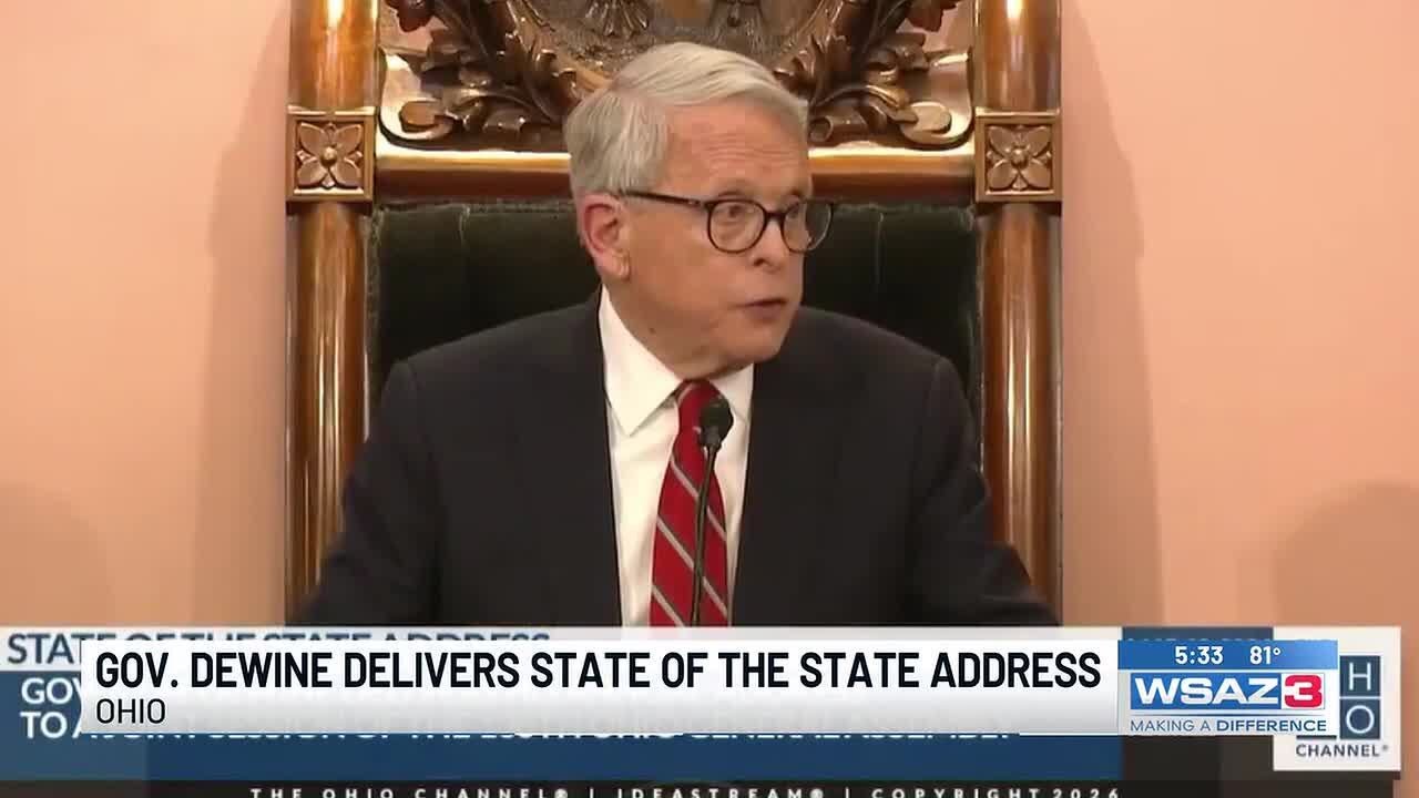 Ohio Governor Mike DeWine gives State of the State address