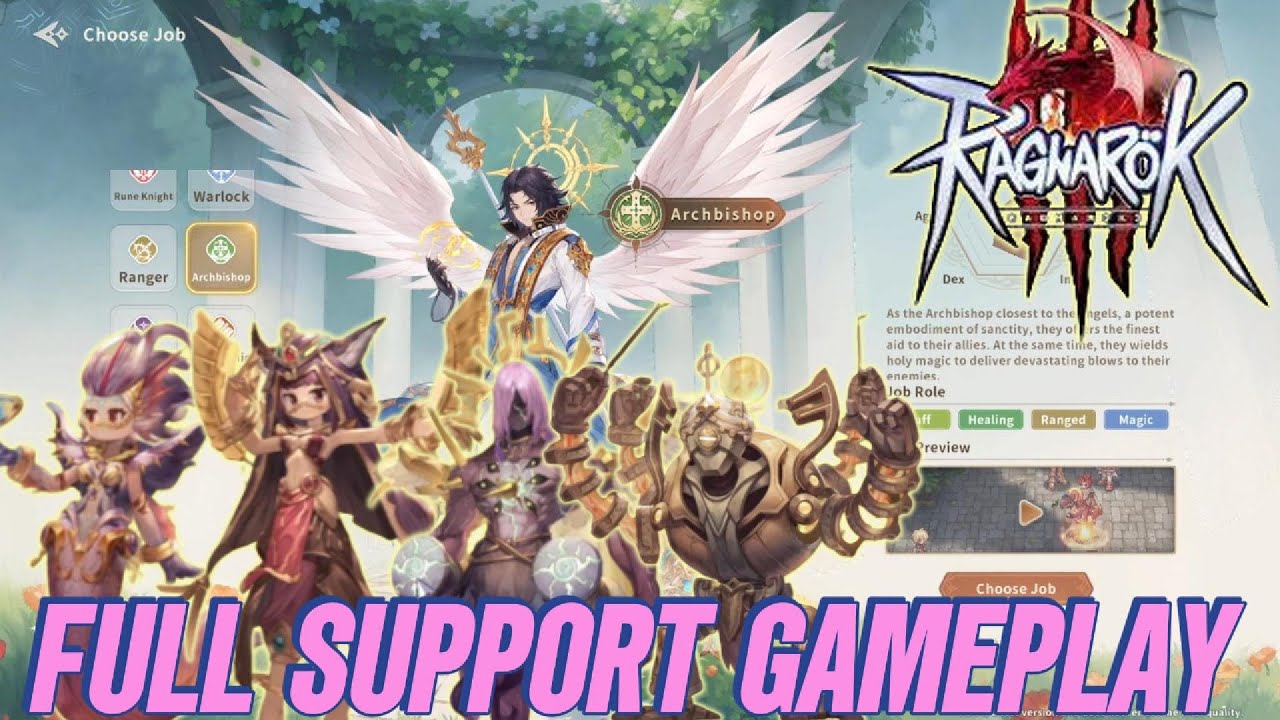 Doing Mechanics and Healing | Ragnarok 3 Archbishop Support Gameplay