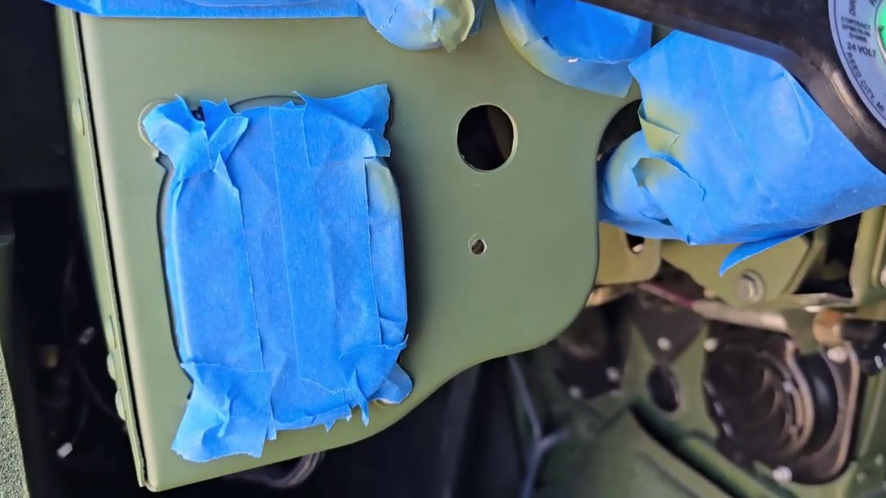 Humvee HMMWV, Ignition switch install