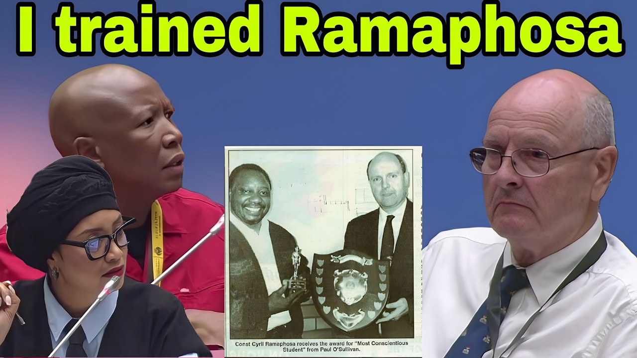 Paul O'Sullivan Exposed for training Cyril Ramaphosa without qualifications.