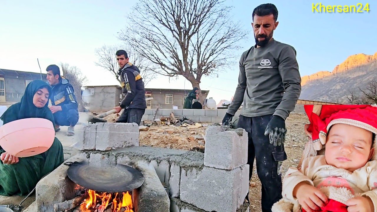 Nomadic Life: Continuing the Work of Yusuf's Efforts, a Hard Life🏡⚒️
