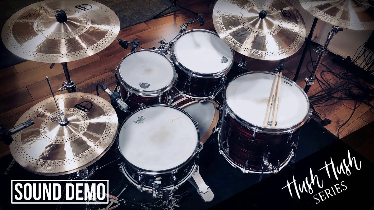 Agean Hush Hush series cymbals - CRISP & FAST with REDUCED VOLUME