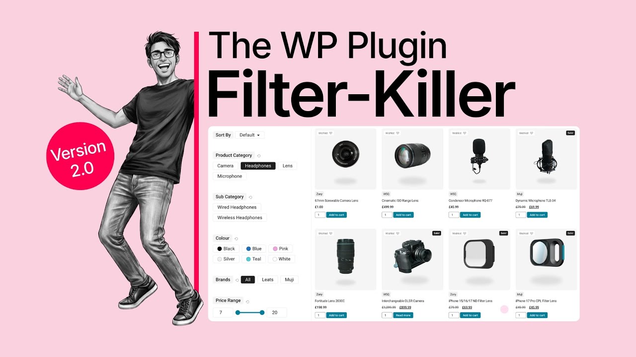 Scrap premium WordPress Filters - Version 2 !!