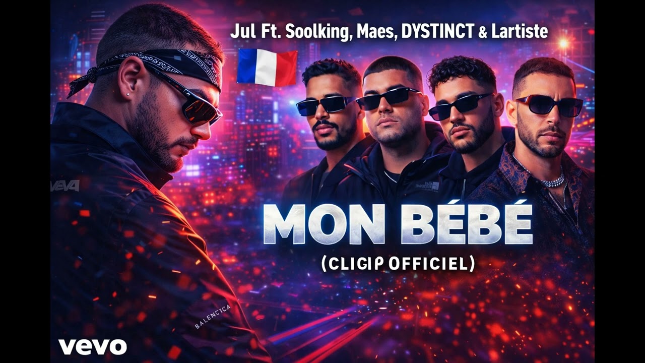 Jul Ft. Soolking, Maes, DYSTINCT & Lartiste – Mon Bébé (Official Music)