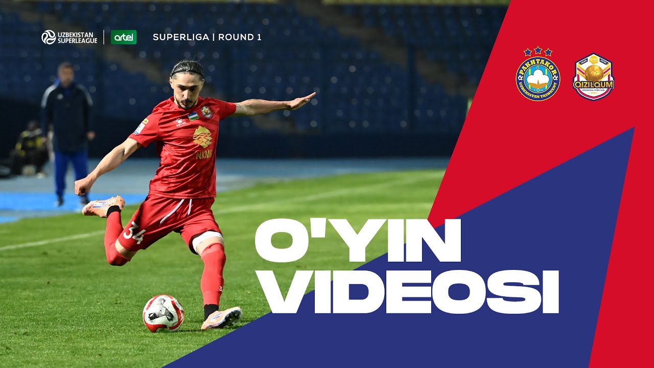Superliga, 28-tur.  «Paxtakor» 2:0  «Qizilqum». Highlights