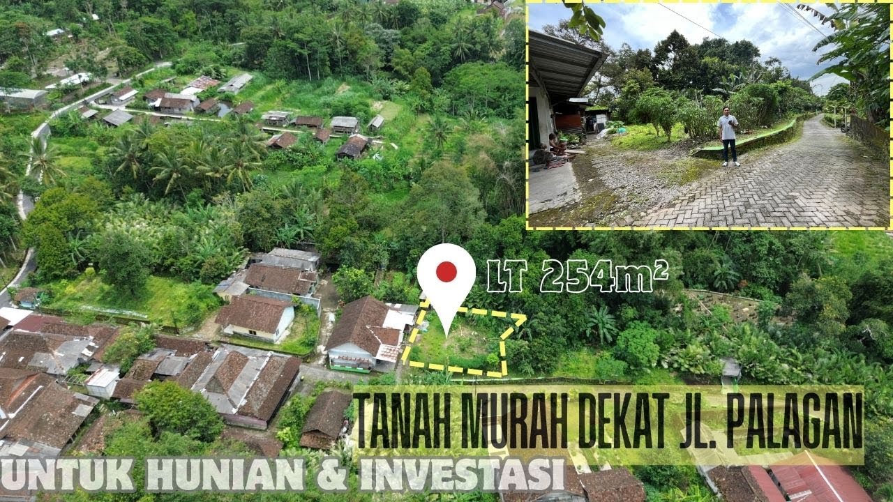Dijual Tanah SHM Pekarangan 254 m² | LD 15m | Dekat Desa Wisata & Villa | Girikerto Turi | SB EPS582