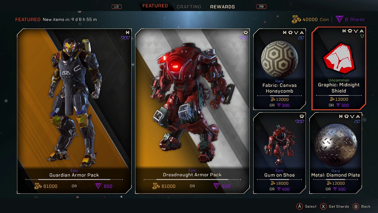 Anthem [ITEM CASH SHOP] - Anthem Game Microtransactions [1st Item Shop]