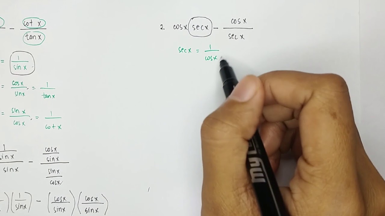 Simplifying Trigonometric Expressions