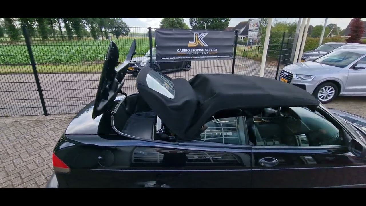 Saab 900 convertible roof problems Cabrio storing service nederland dak defect reparatie Ruinen