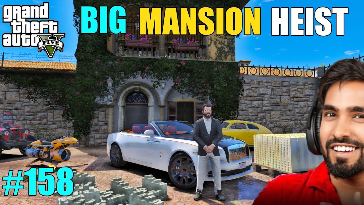 BIG MANSION HEIST IN CAYO PERICO| GTA V TECHNO GAMERZ GAMEPLAY #158 #technogamerzgta5