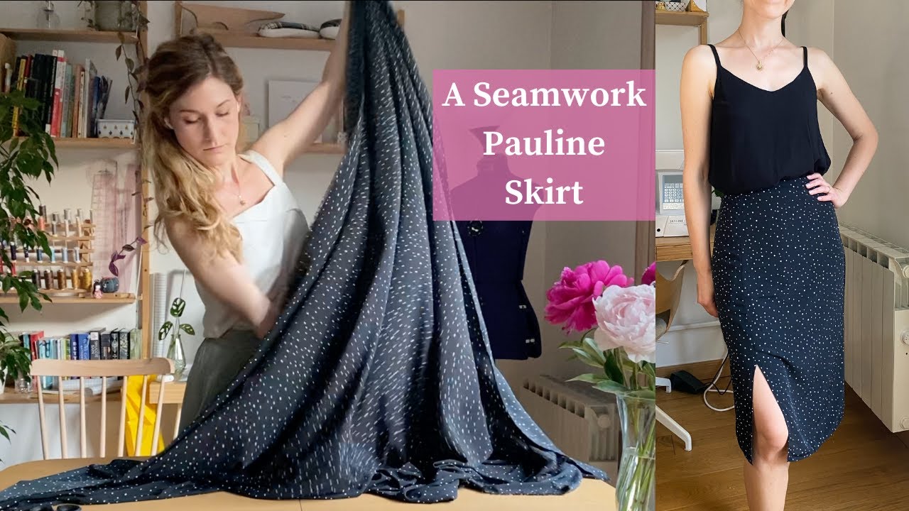 Getting Slowly Back into Sewing 🐌｜Sewing vlog 🪡｜Seamwork Pauline Skirt