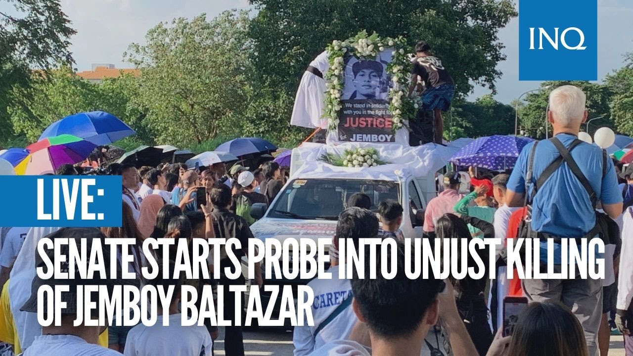 LIVE: Senate starts probe into unjust killing of Jemboy Baltazar