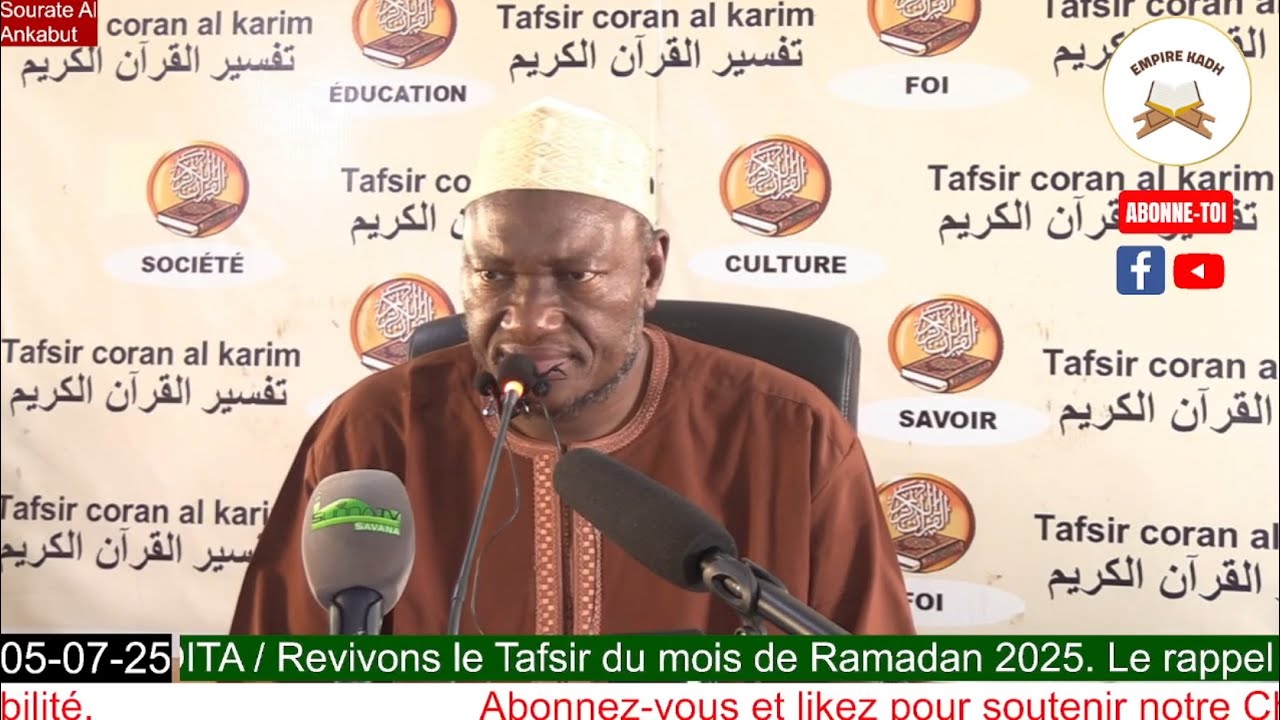 Imam Abdoulaye KOITA Tafsir du Coran Sourate Al-Ankabut à partir du verset 38