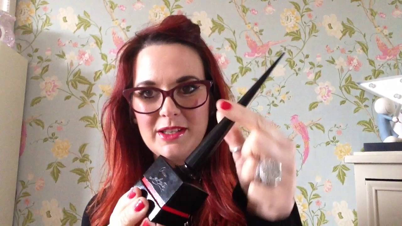Unboxing Christian louboutin nail polish louboutin rouge nail varnish geniune review on real nails