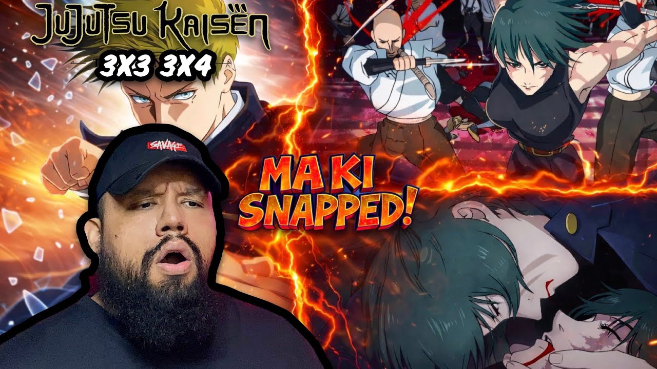 MAKI just took out the ZENIN CLAN! | Jujutsu Kaisen SEASON 3 | Episode 3-4 Reaction!