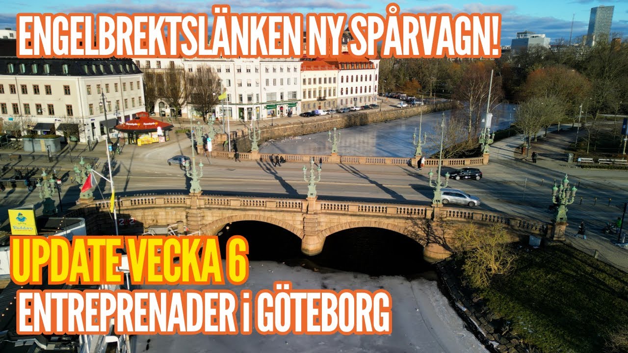 Entreprenader i Göteborg Update vecka 6 – Engelbrektslänken, Rutschkanor monteras på Oceana!