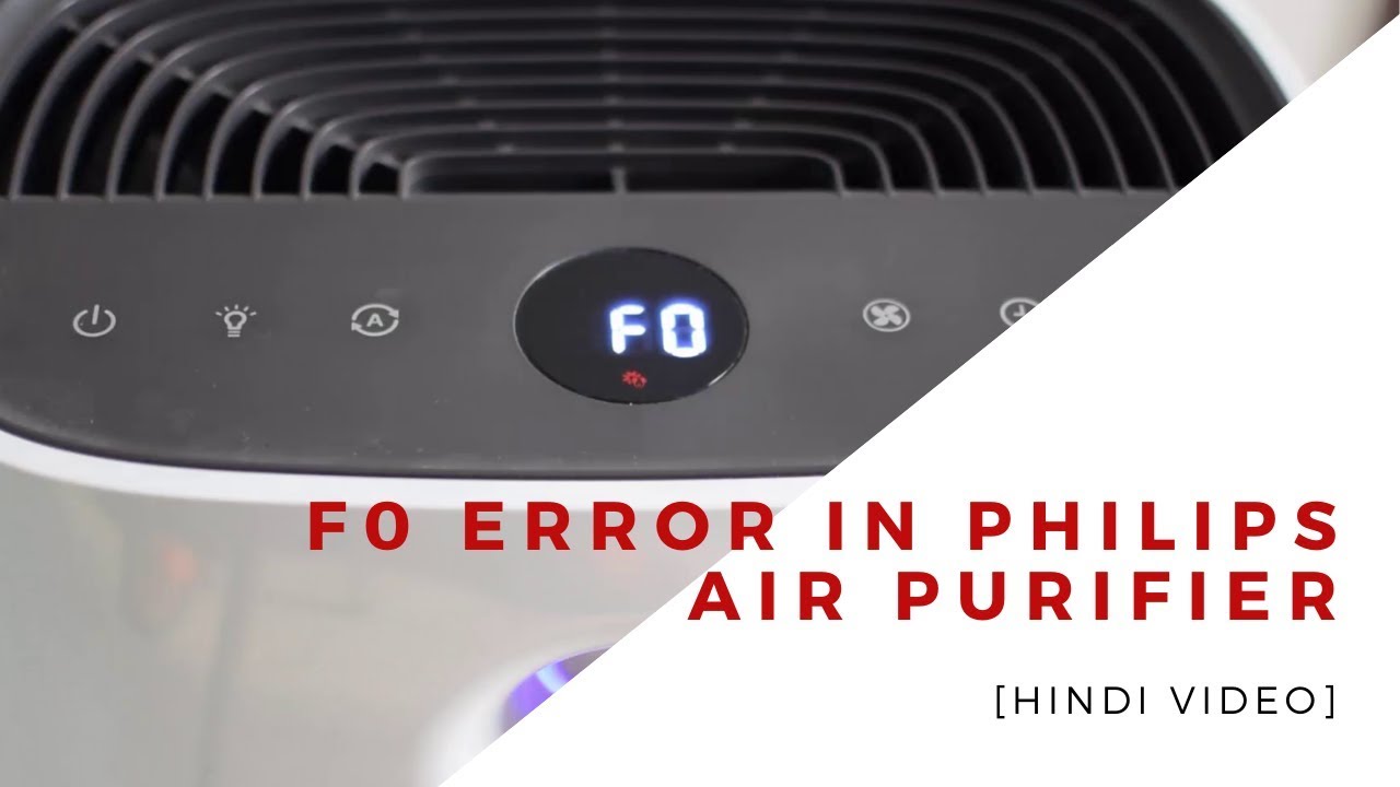How to Remove F0/FO  Error in Philips air purifier AC1215/AC2882/AC2887/AC3256