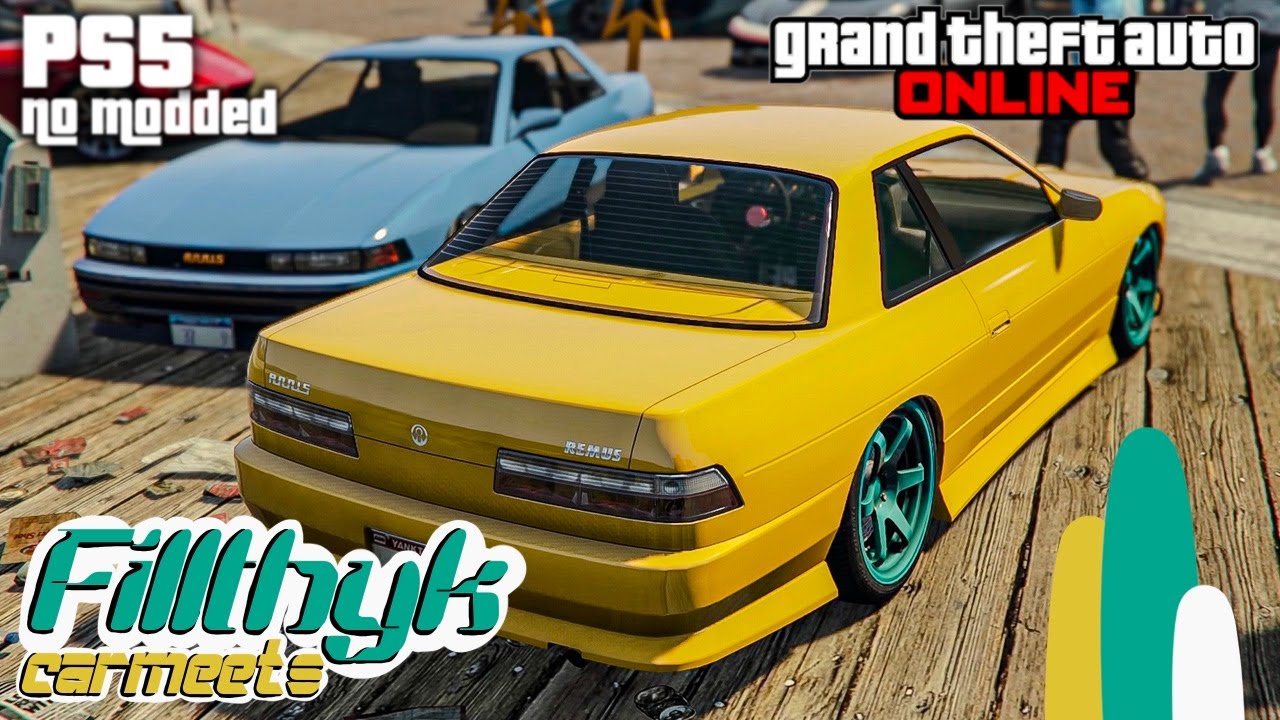 GTA 5 Online Carmeet PS5 no modded cars |park ups|cut ups|sliding join up!