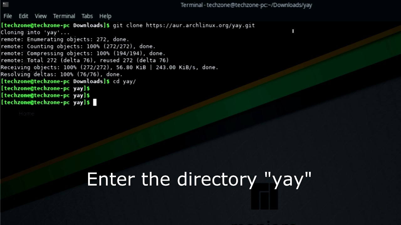 How to install Yay for AUR access on Manjaro Linux