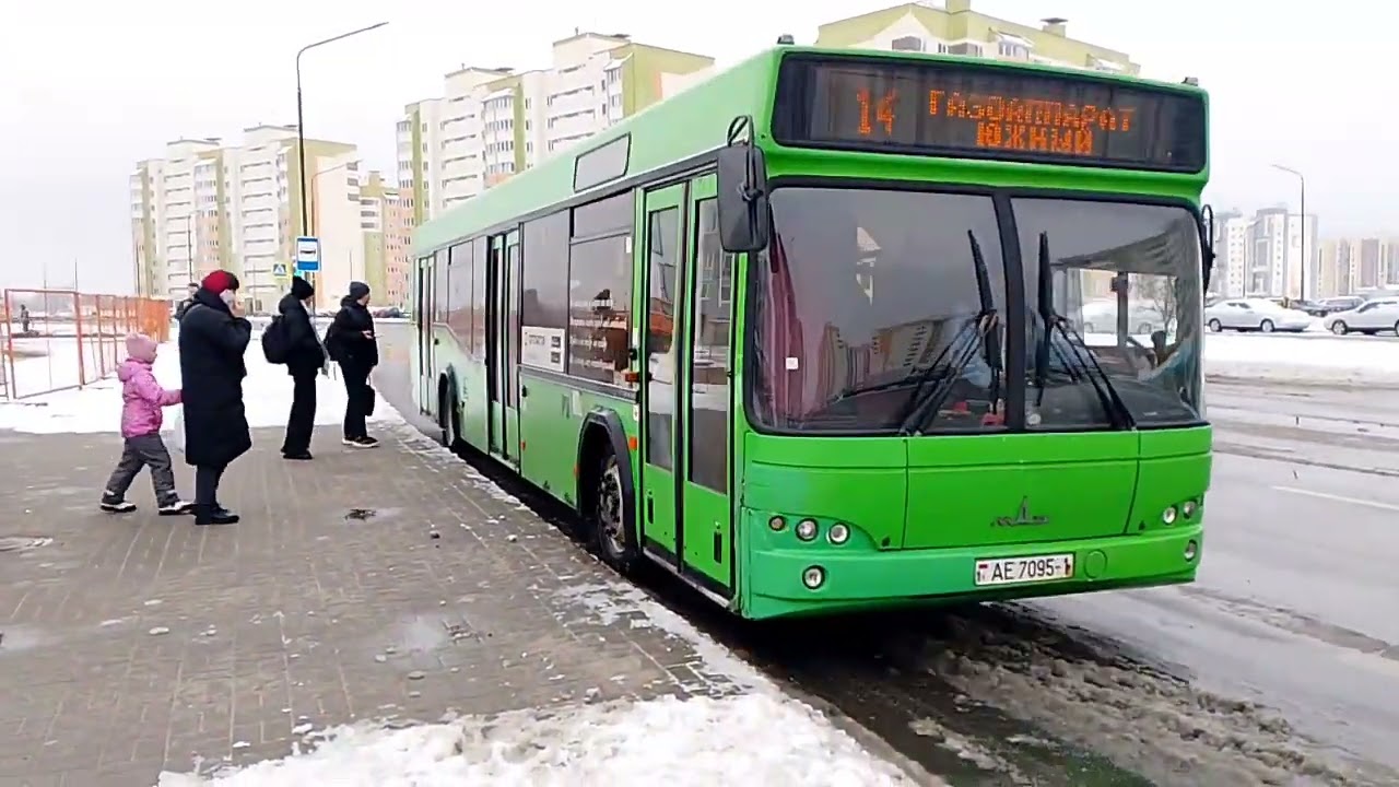 Брестский автобус #6 14.01.2025-16.01.2025 ул. Сальникова, ул. Грибоедова и ул. Мытная