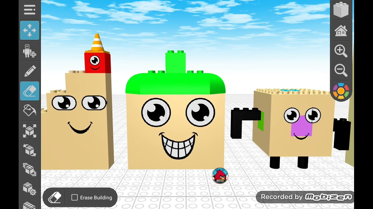 Counting by threes numberblocks and drawbricks