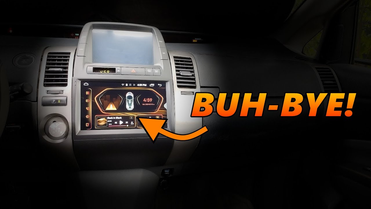 Prius 2-го поколения: установка двухдиновой магнитолы и видеорегистратора