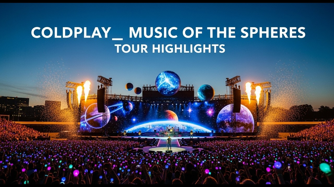 Inside Coldplay's Epic World Tour Music of the Spheres   Record Breaking Concert Experience! ......