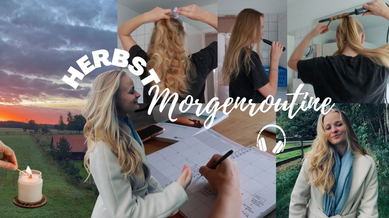 HERBST-MORGENROUTINE für die Uni & Arbeit 2022 (meine habits, study) // Miss Aliana
