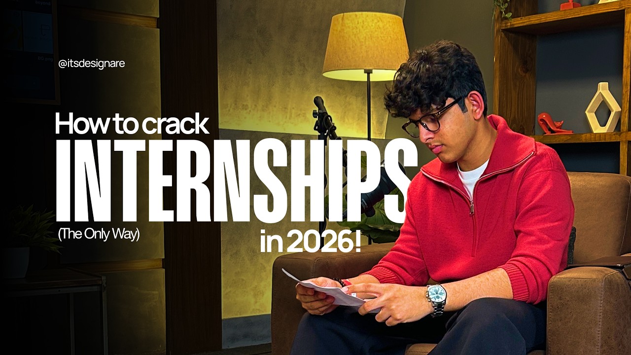 The Only Way You Will Get an Internship in 2026