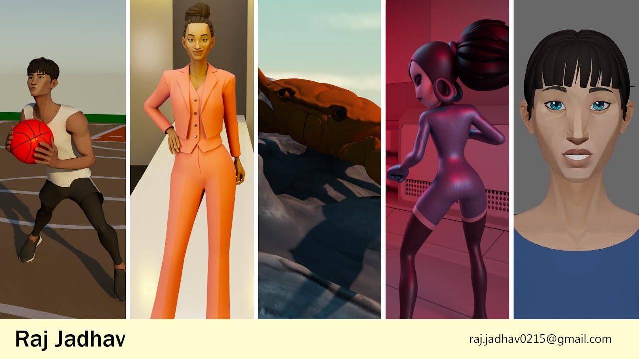 3D Animation Demoreel 2026 | Raj Jadhav