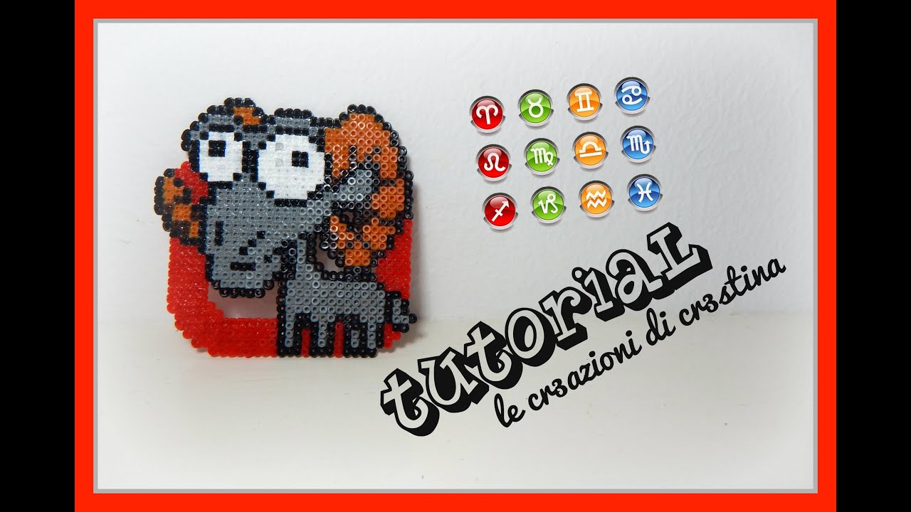 Tutorial Segno Zodiacale dell'Ariete con Hama Beads - Star Signs/Zodiac Series