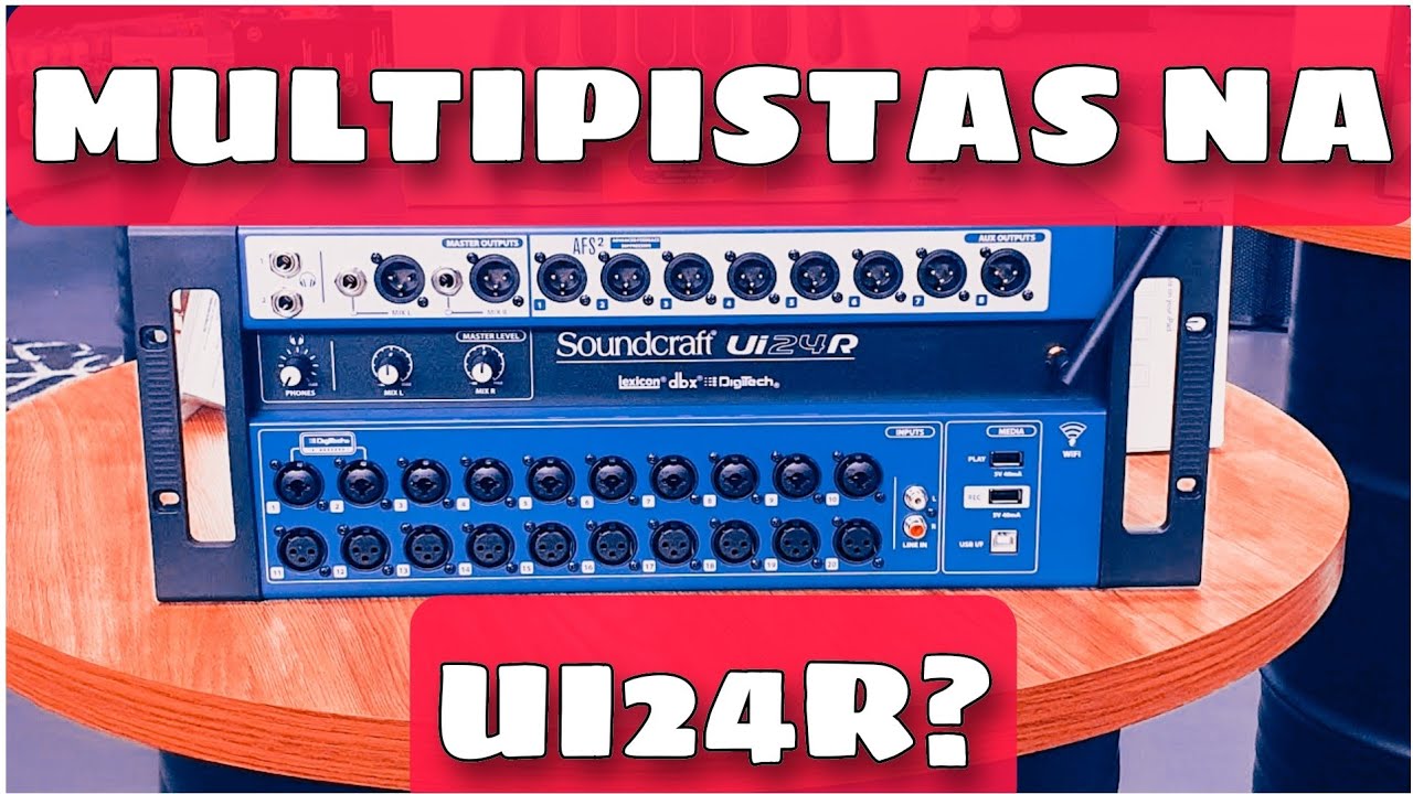 Como gravar em multipistas na Soundcraft Ui24R, usando o Reaper - Parte 1