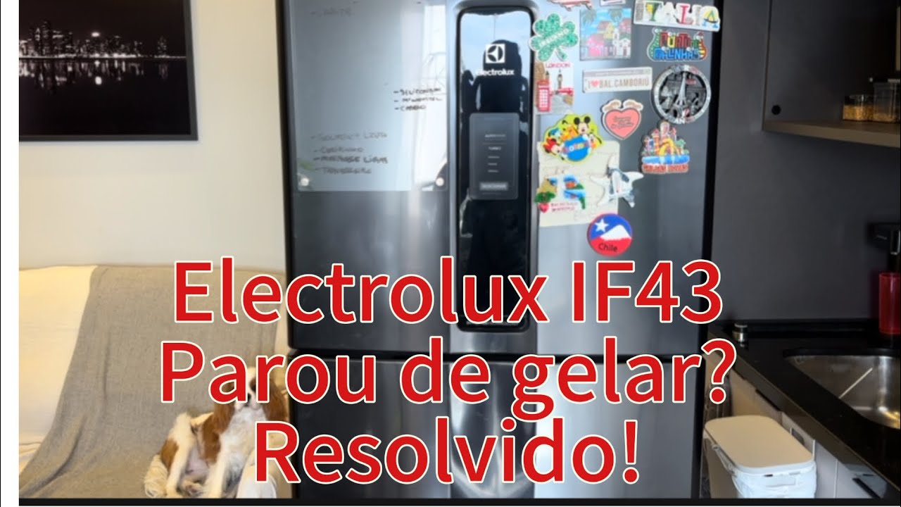 Geladeira Electrolux IF43 não gela nada
