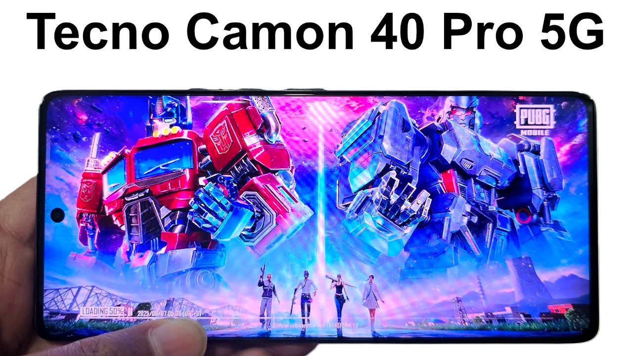 Tecno Camon 40 Pro 5G : GAMING TEST (PUBG Mobile, Call of Duty, Injustice 2, Asphalt Legends Unite)