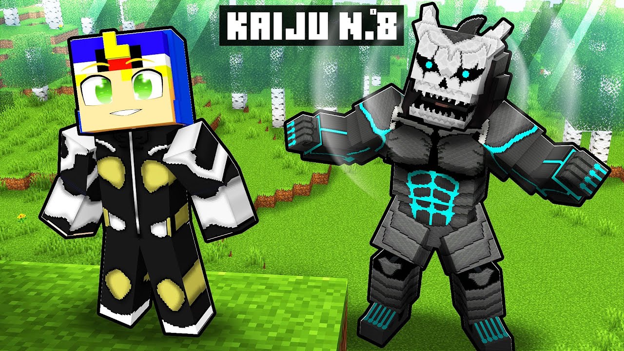 VIDA do KAIJU N.°8 no Minecraft