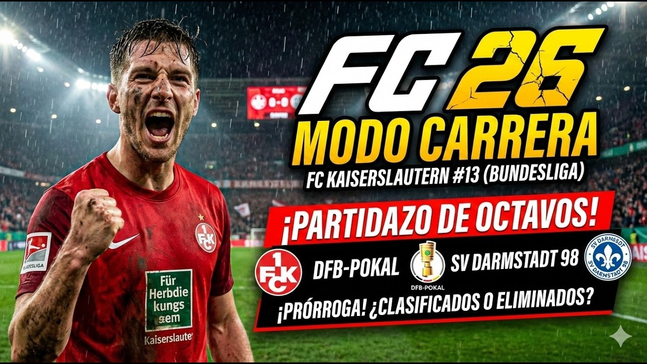 FC 26 MODO CARRERA | FC KAISERSLAUTERN #13 | Raspadori renace y duelo brutal vs Leverkusen