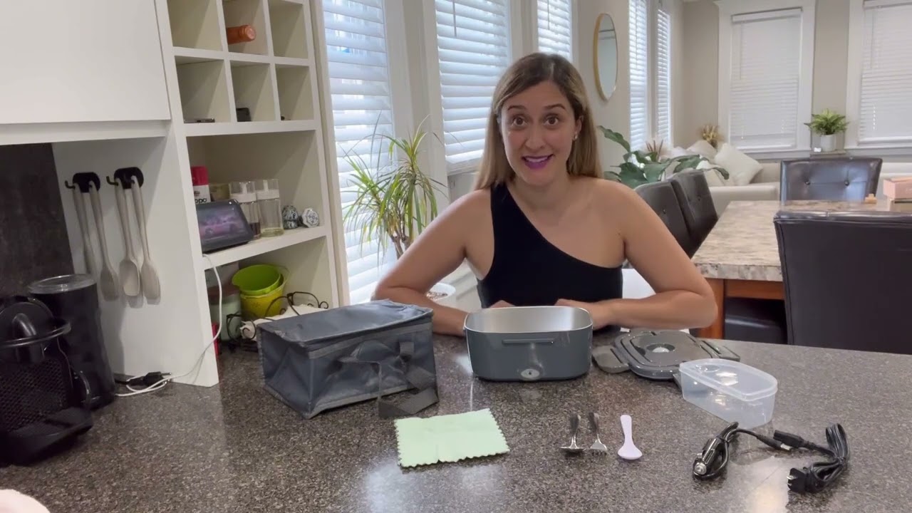 Carsolt Electric Lunch Box Food Heater 3 in 1 Portable Warmer Leakproof Heated Box