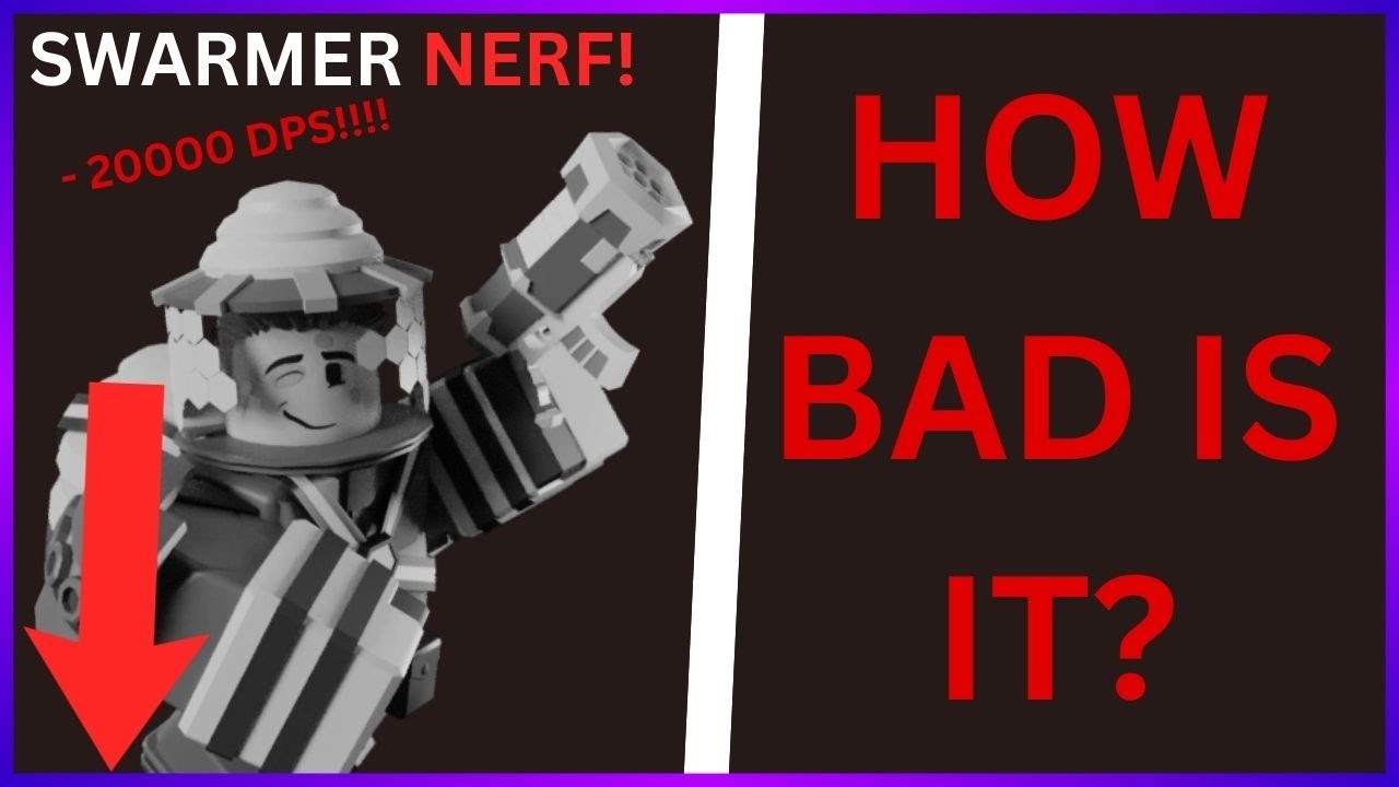 Swarmer has been NERFED! How is it Now??? | Roblox TDS