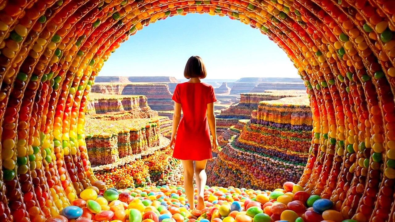 Which Dream Tunnel Would You Choose? 🌈🚪 | AI Visual ASMR (No Talking)