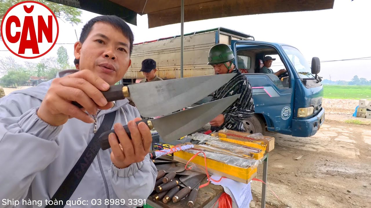 Bán dao tại chợ đầu mối Hà Nam, bao nhiêu cũng hết các bác ạ (phần 2)