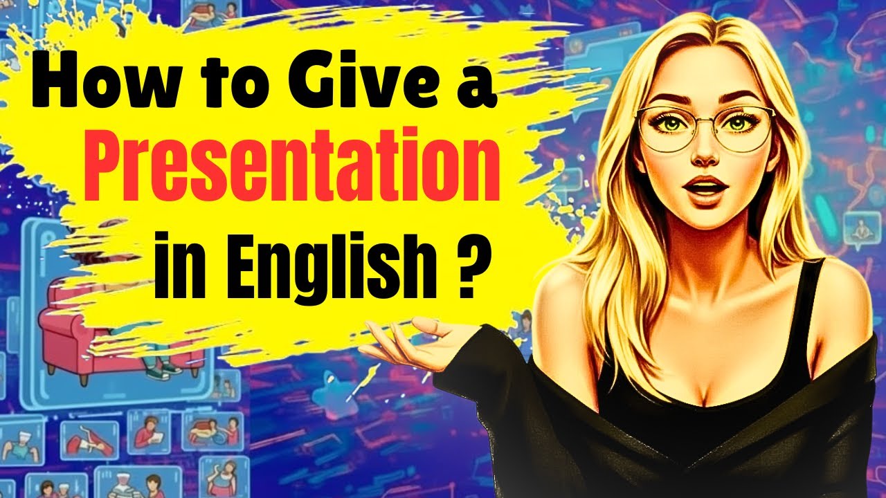 How to Give a Presentation in English Fluently  English Learning with Podcasts Beginners Friendly